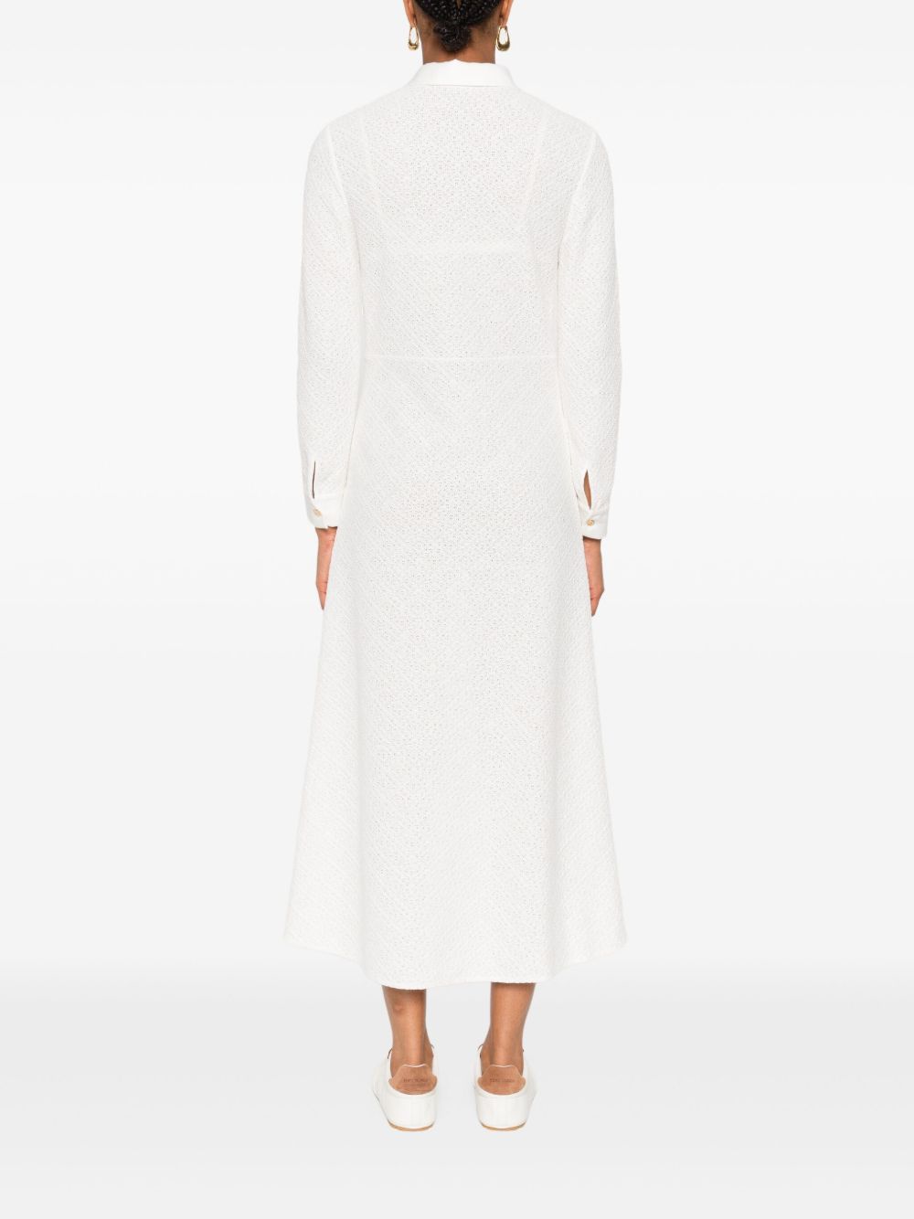 Celine Women Crochet Cotton Long Dress CELINE