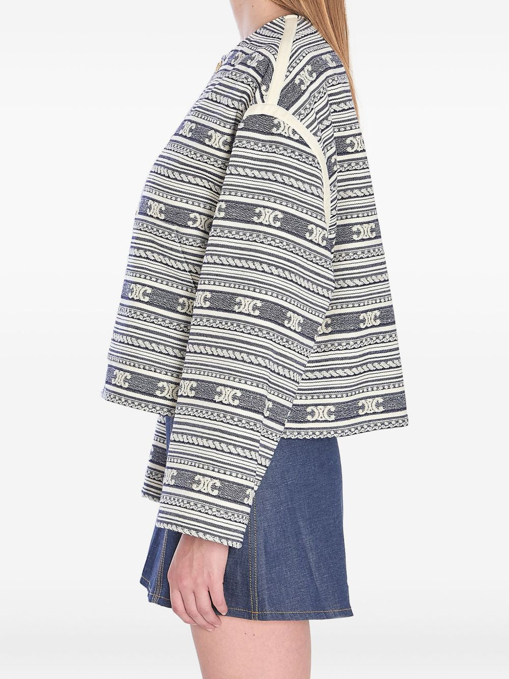 Celine Women Cotton And Wool Blend Jacket CELINE