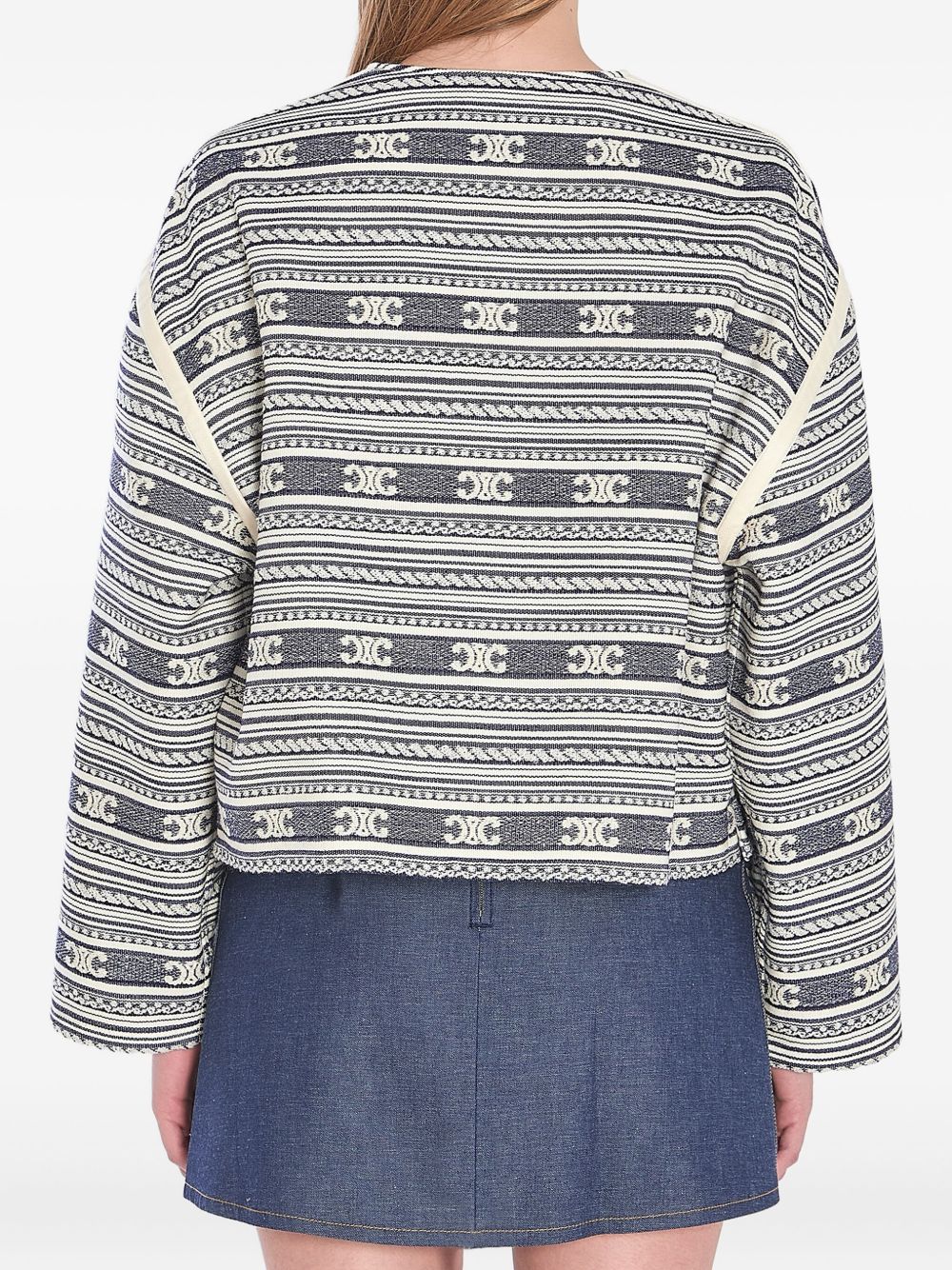Celine Women Cotton And Wool Blend Jacket CELINE