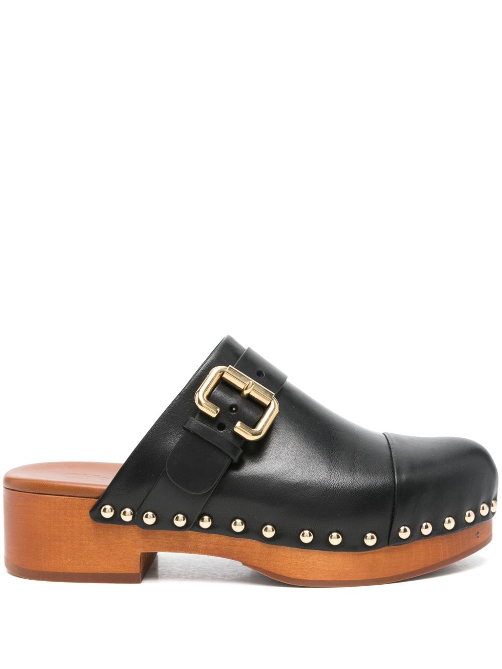 Chloé Women Jeannette Leather Clogs CHLOE