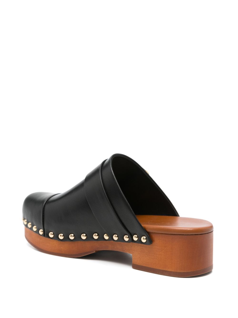 Chloé Women Jeannette Leather Clogs CHLOE