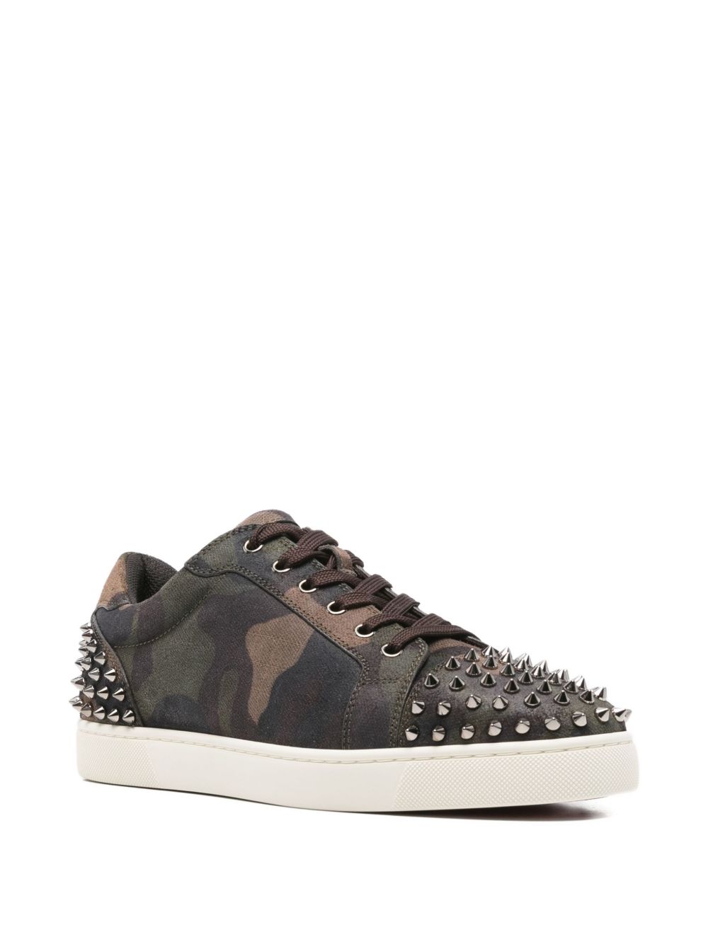 Christian Louboutin Men Seavaste Leather Sneakers CHRISTIAN LOUBOUTIN