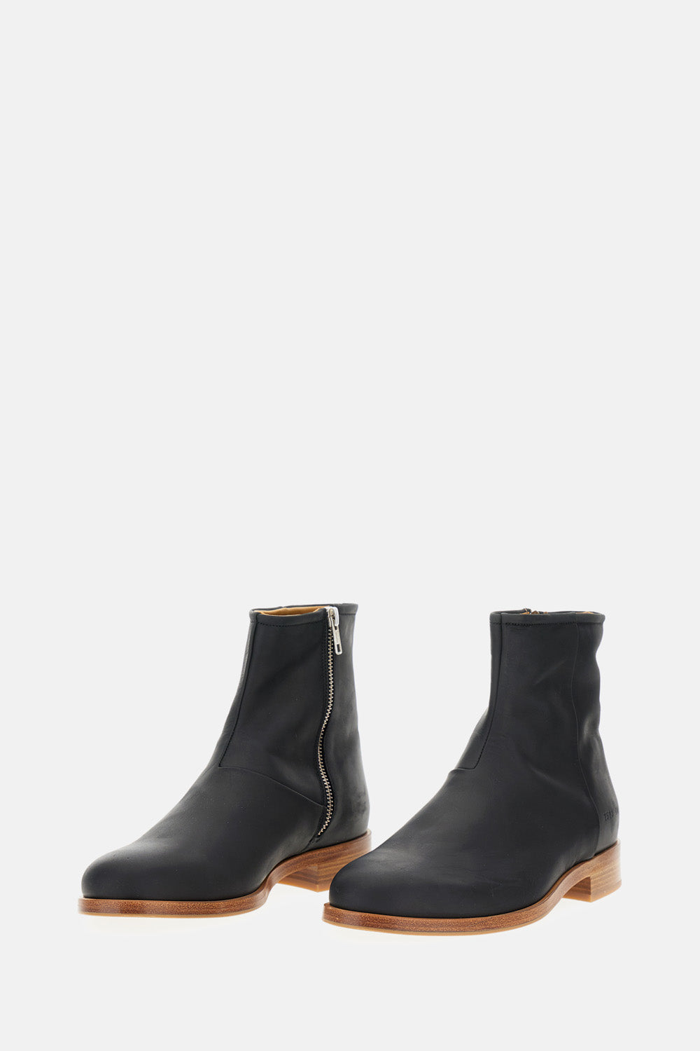 Common Projects Men Zipper Boot In Waxed Suede COMMON PROJECTS