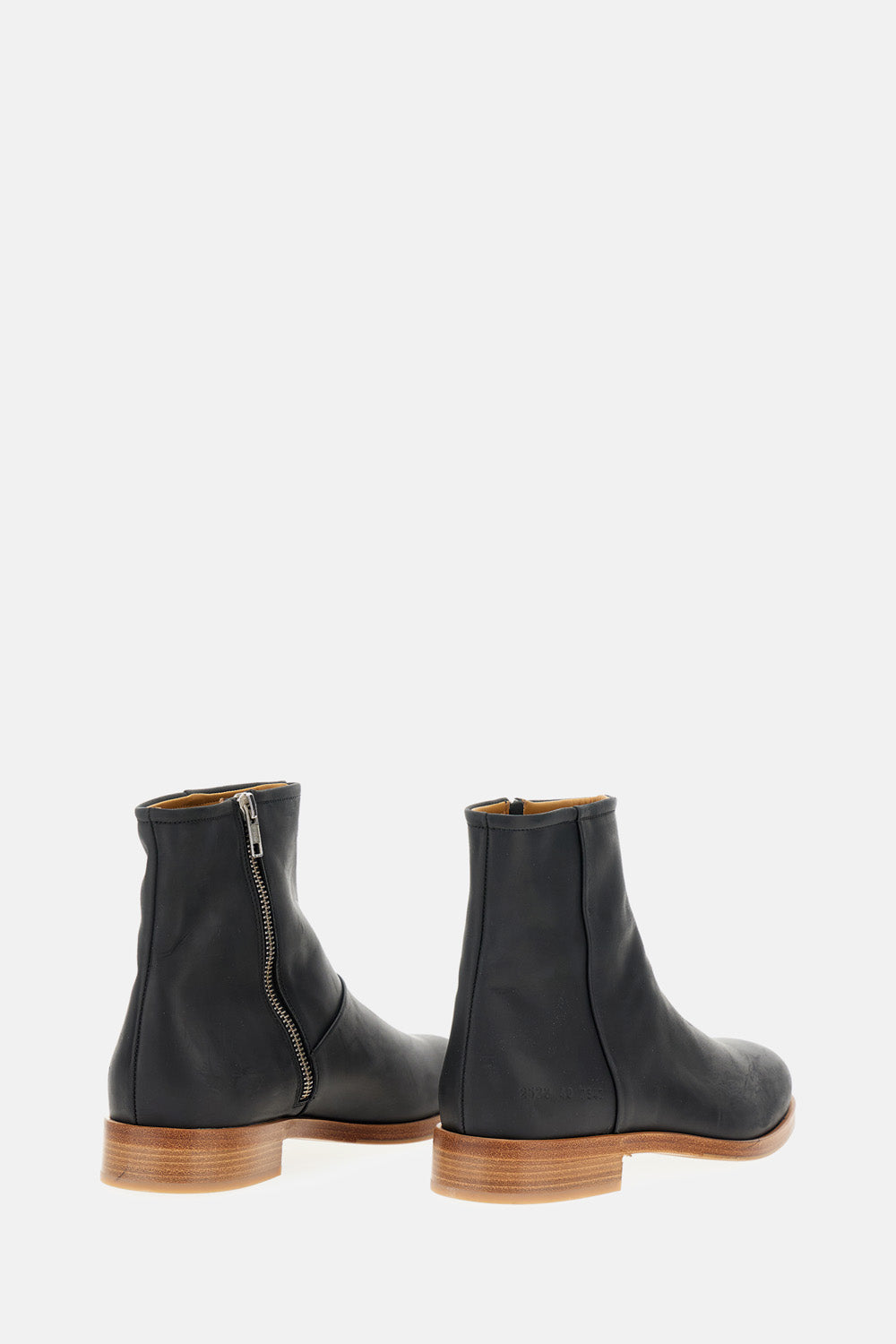 Common Projects Men Zipper Boot In Waxed Suede COMMON PROJECTS