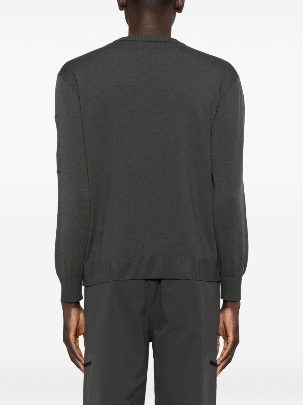 C.P. Company Men Logo Wool Crewneck Sweater C.P. COMPANY