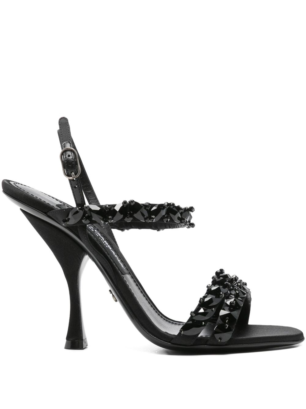 Dolce & Gabbana Women Embroidered Satin Sandals DOLCE & GABBANA