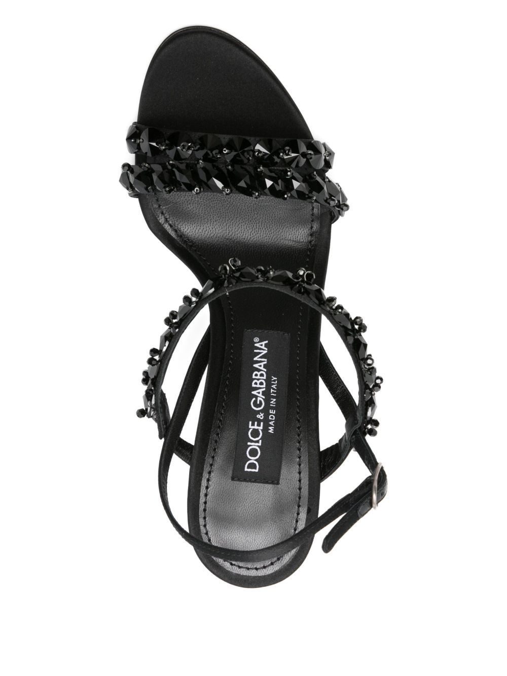 Dolce & Gabbana Women Embroidered Satin Sandals DOLCE & GABBANA