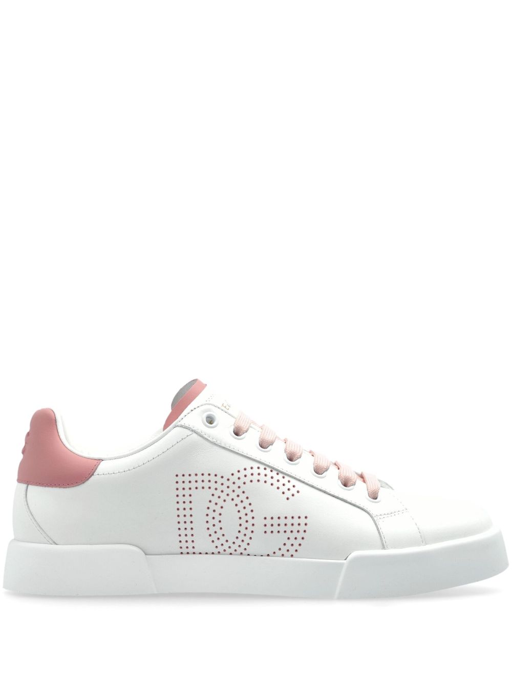 Dolce & Gabbana Women Portofino Leather Sneakers DOLCE & GABBANA