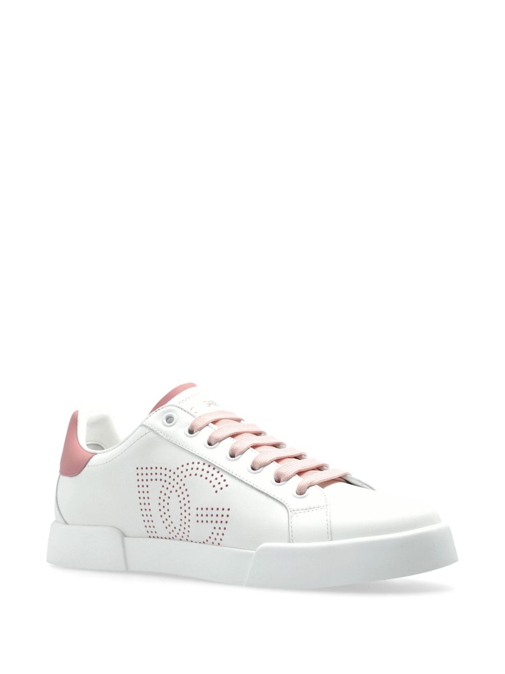 Dolce & Gabbana Women Portofino Leather Sneakers DOLCE & GABBANA