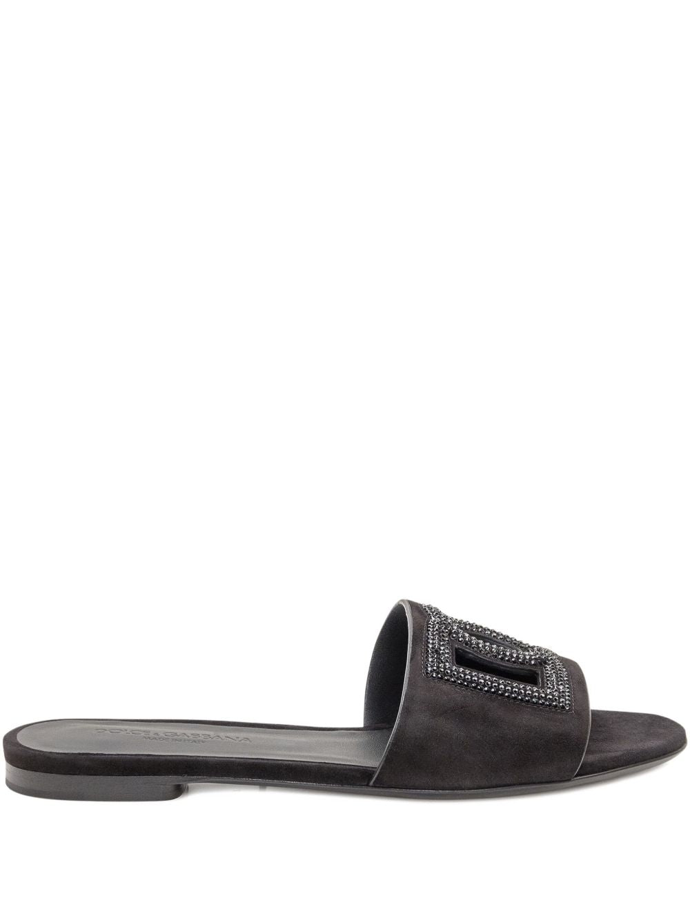 Dolce & Gabbana Women Dg Logo Leather Sandals DOLCE & GABBANA