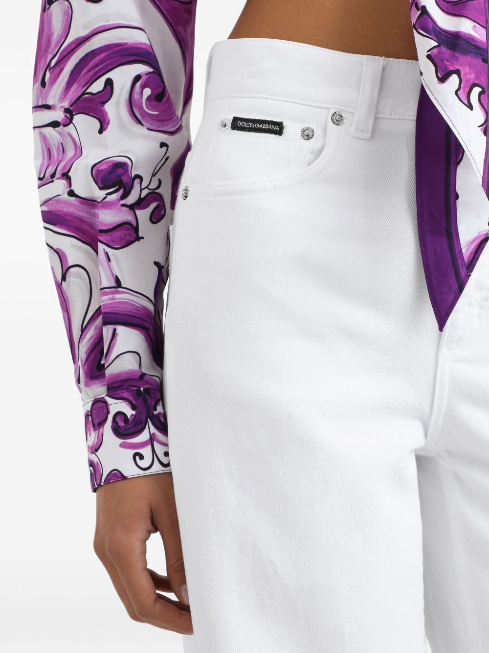 Dolce & Gabbana Women Cotton Trousers DOLCE & GABBANA