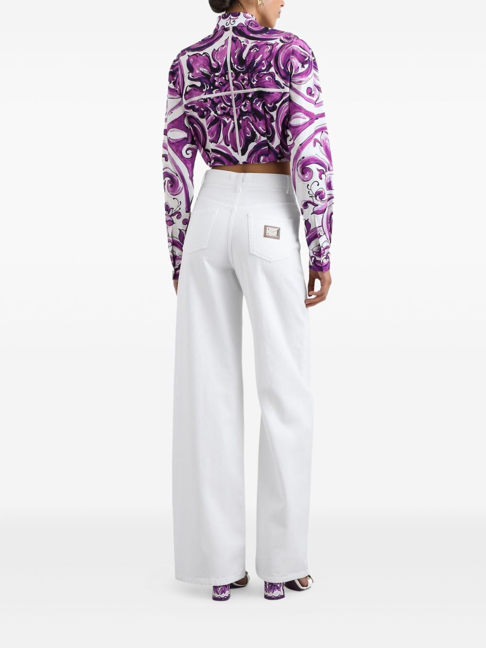 Dolce & Gabbana Women Cotton Trousers DOLCE & GABBANA