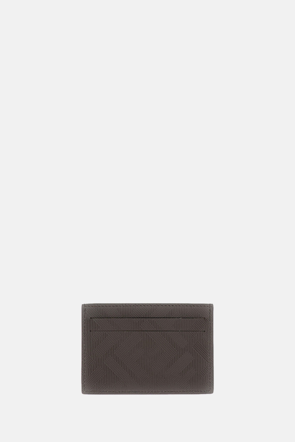 Fendi Men Slim Cardholder In Fendi Shadow Leather FENDI
