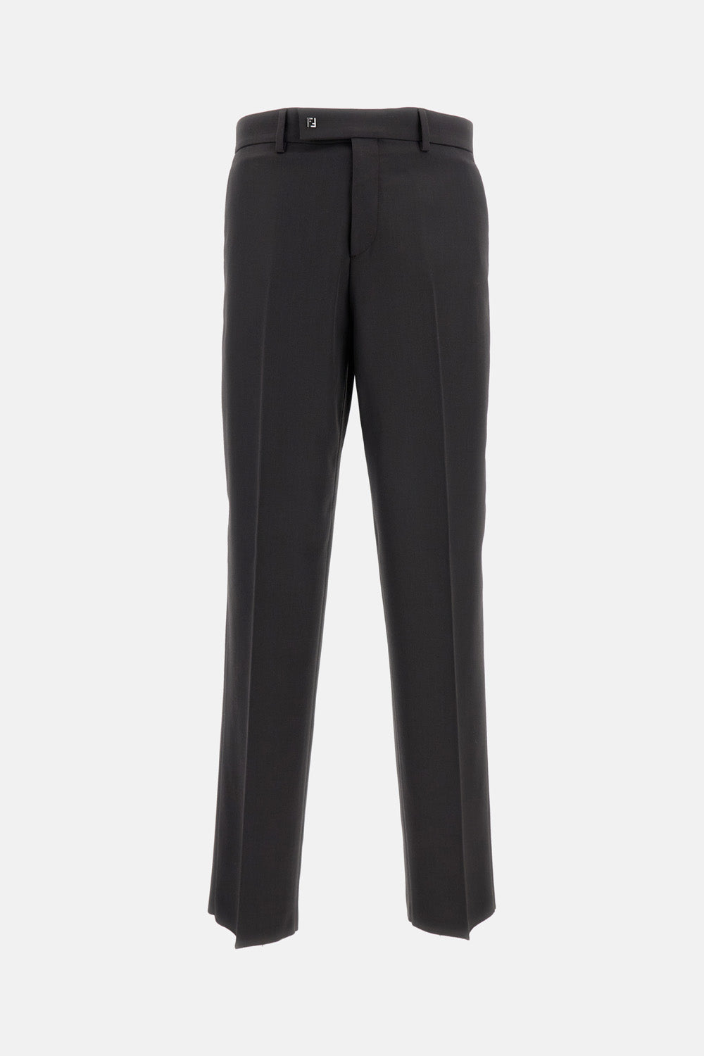 Fendi Men Brown Wool Trousers FENDI