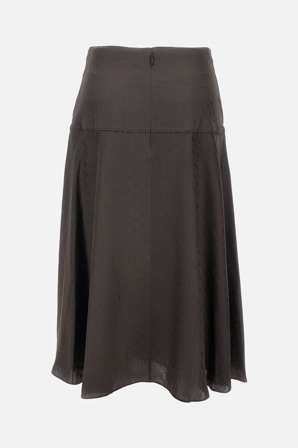 Fendi Women Jacquard Ff Silk Skirt FENDI