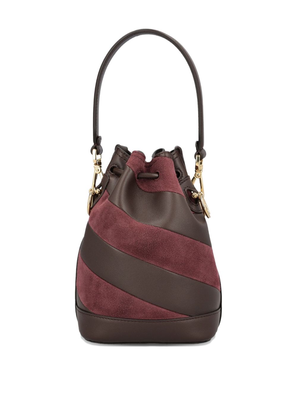 Fendi Women Mon Tresor Mini Leather Bucket Bag FENDI
