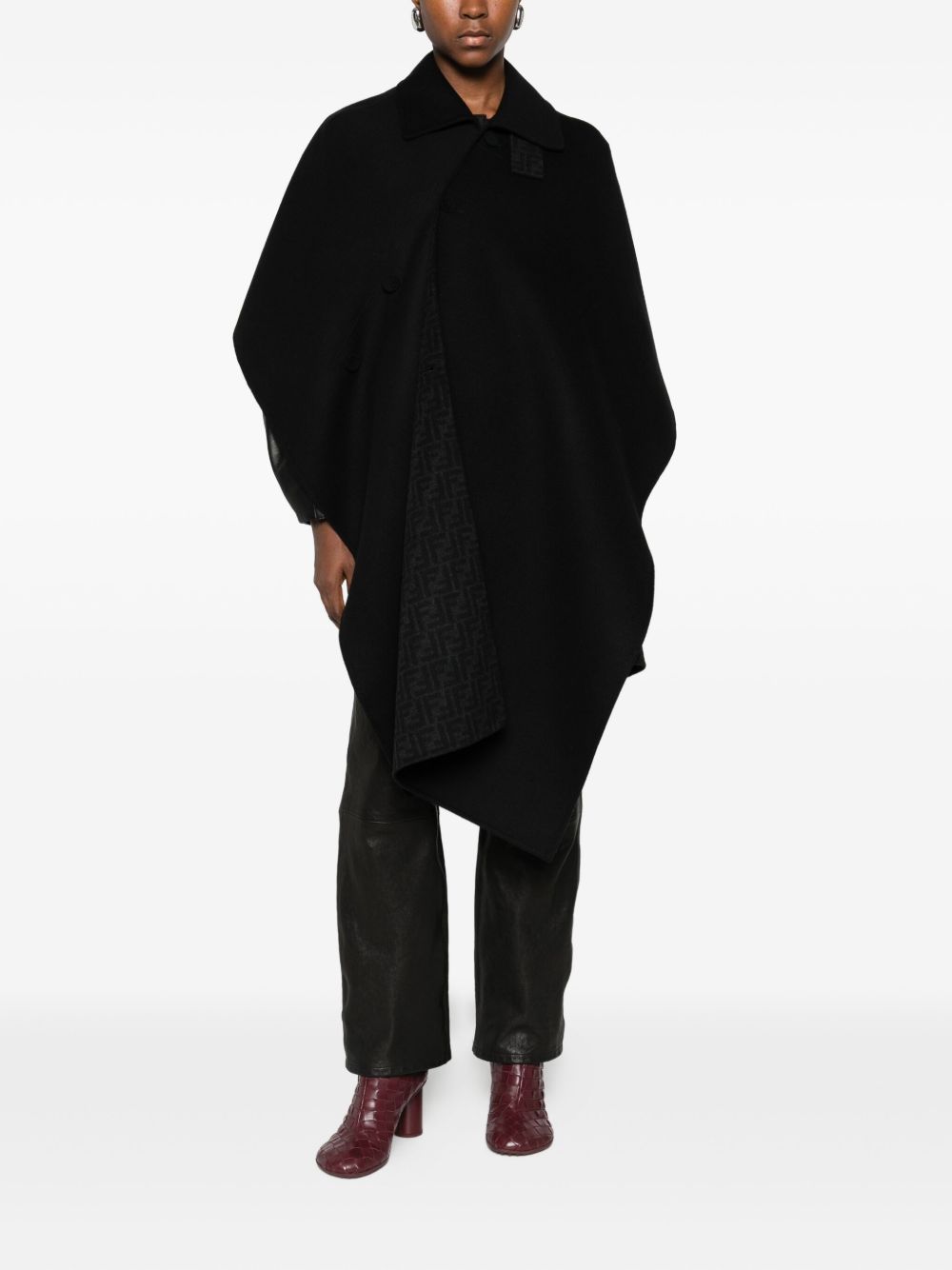 Fendi Women Ff Wool Coat FENDI