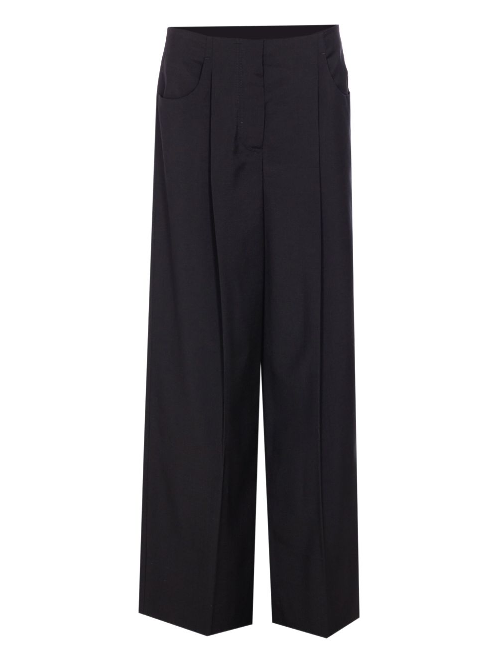 Fendi Women Wool Wide-Leg Trousers FENDI