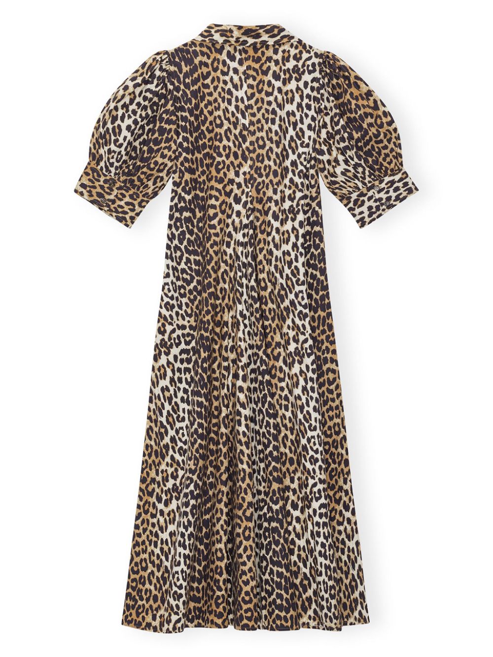 Ganni Women Organic Cotton Maxi Dress GANNI