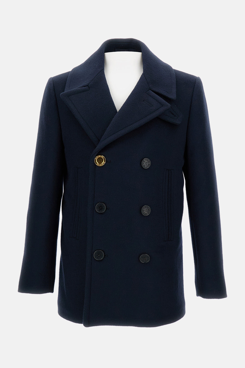 Givenchy Men Double Breasted Peacoat GIVENCHY