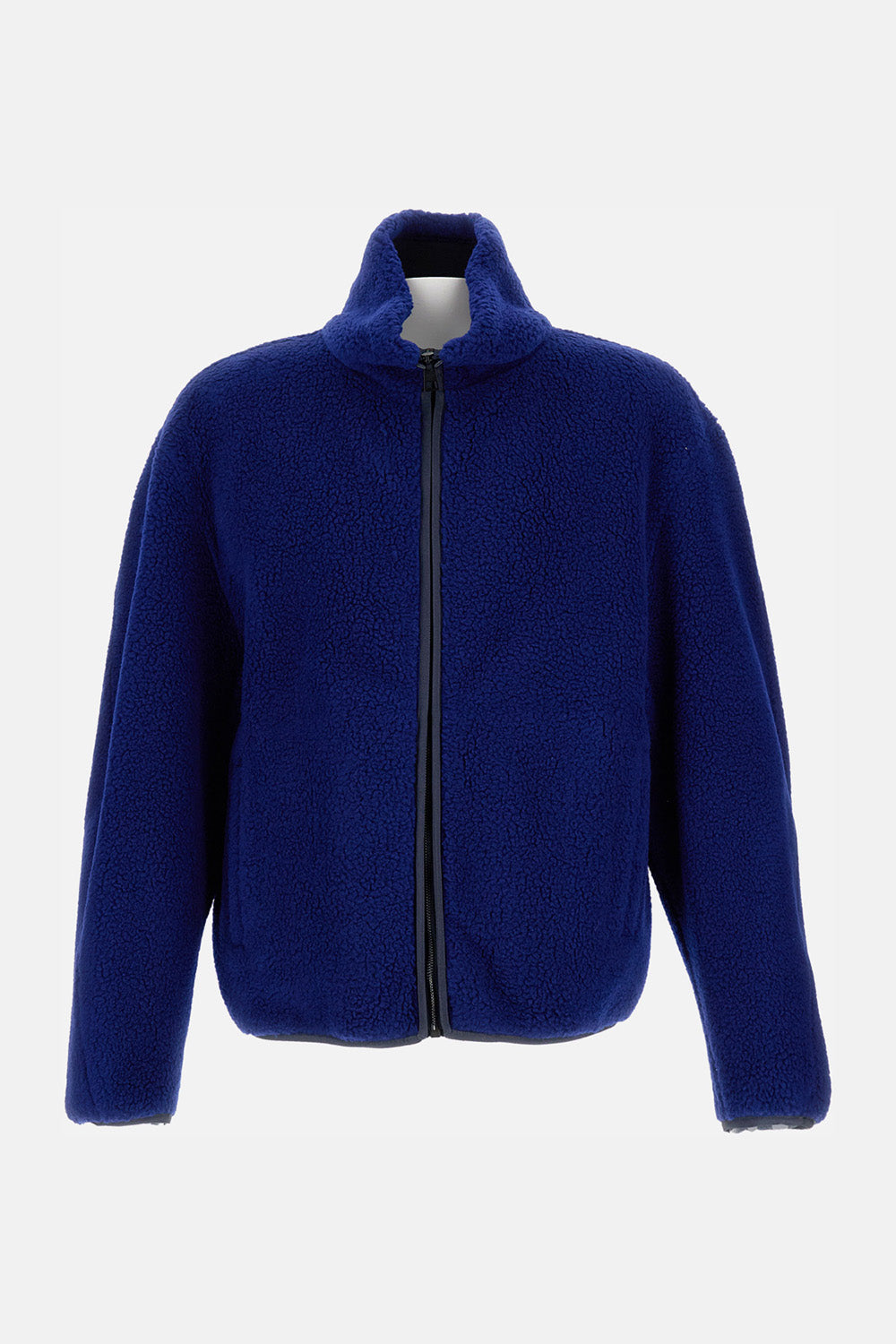 Givenchy Men Blouson Jacket In Fleece With Couture Stitching GIVENCHY
