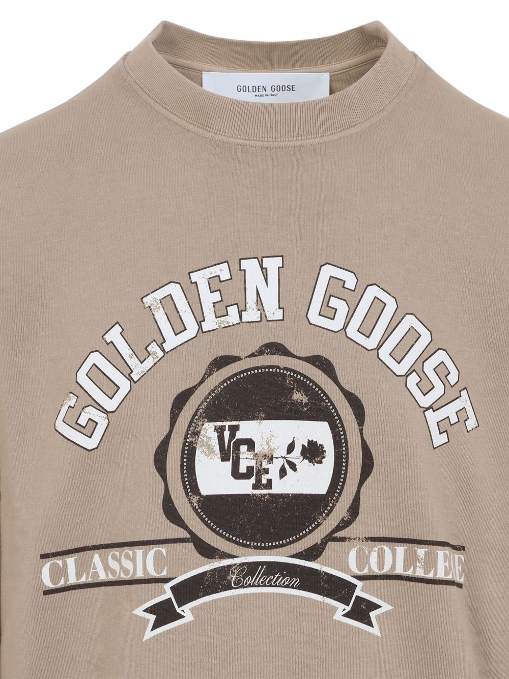 Golden Goose Men Logo Cotton Sweatshirt GOLDEN GOOSE