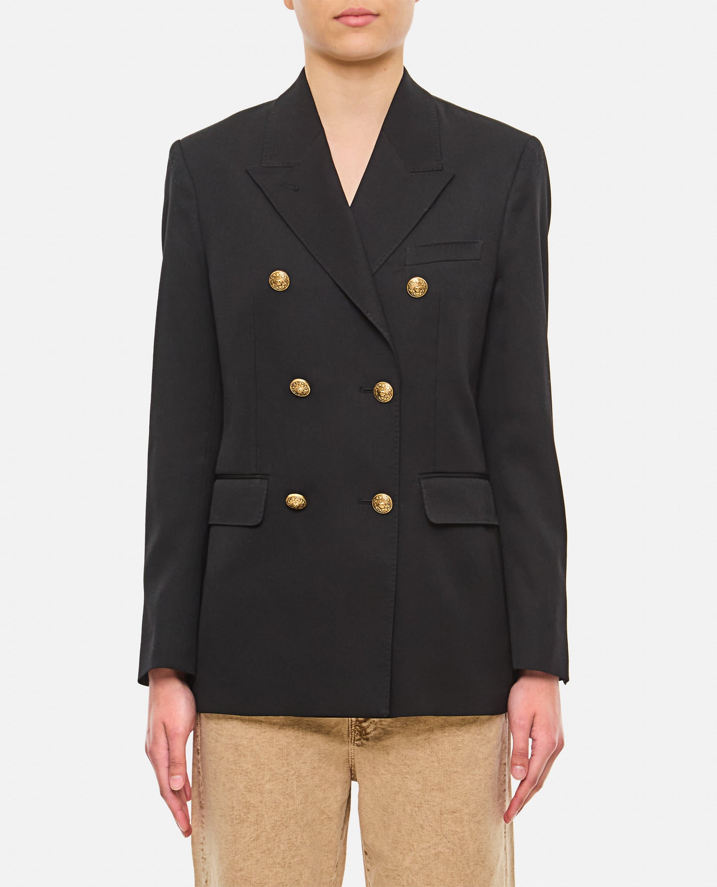 Golden Goose Women Double Breasted Blazer With Gold Bottons GOLDEN GOOSE