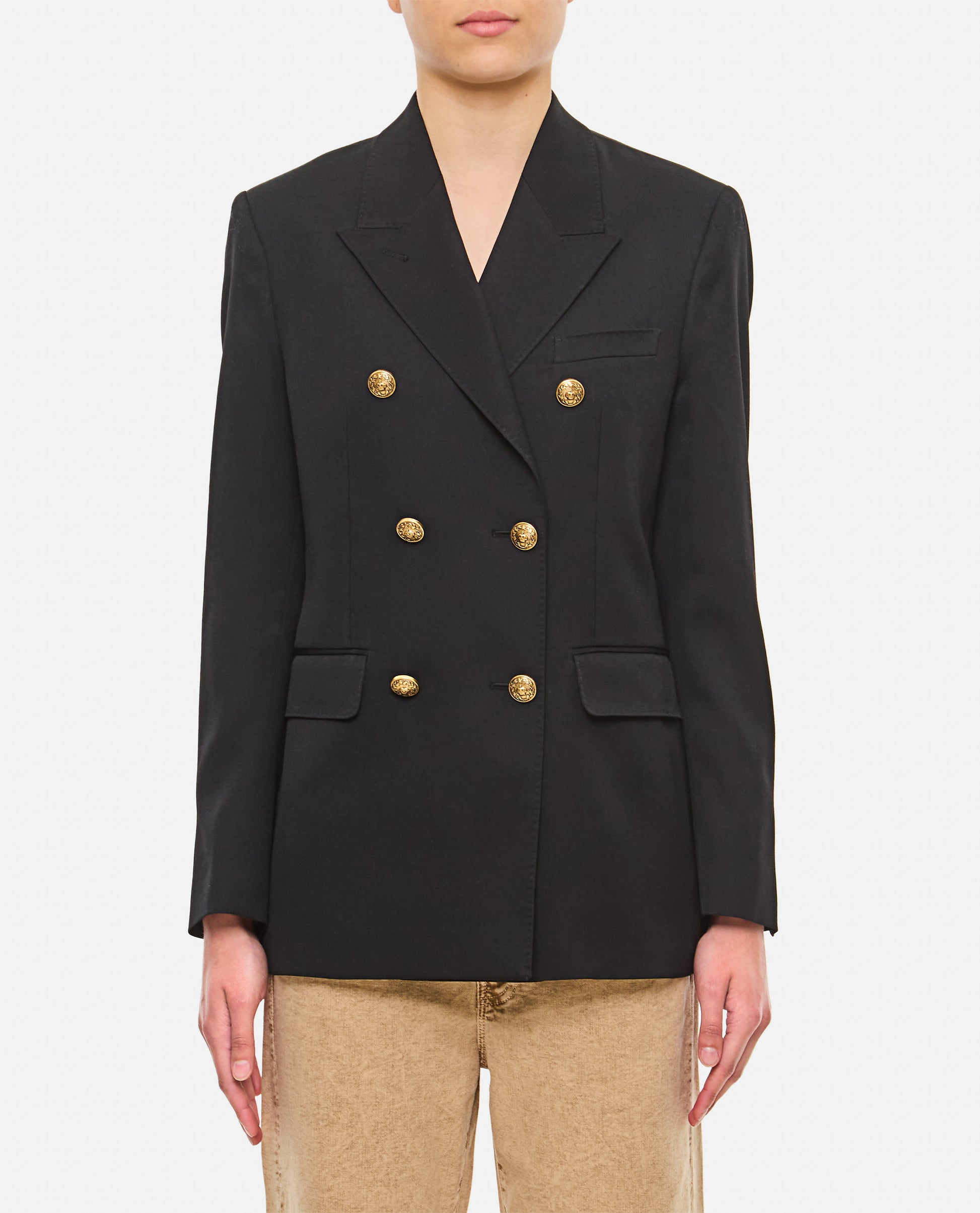 Golden Goose Women Double Breasted Blazer With Gold Bottons GOLDEN GOOSE
