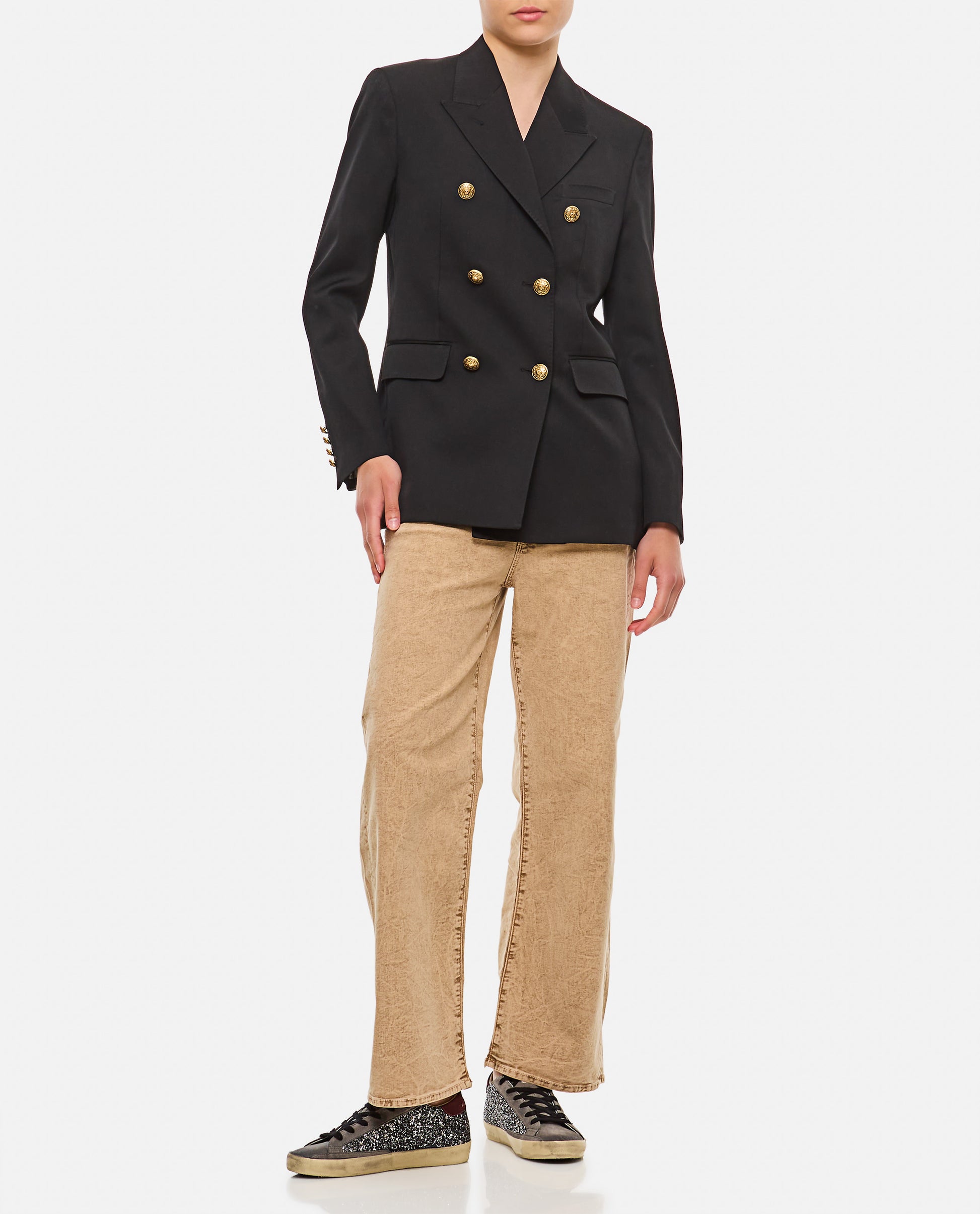 Golden Goose Women Double Breasted Blazer With Gold Bottons GOLDEN GOOSE
