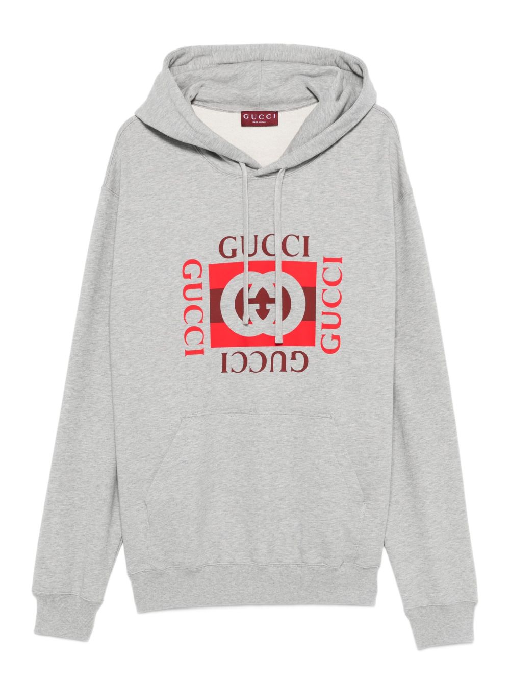 Gucci Men Logo Cotton Hoodie GUCCI