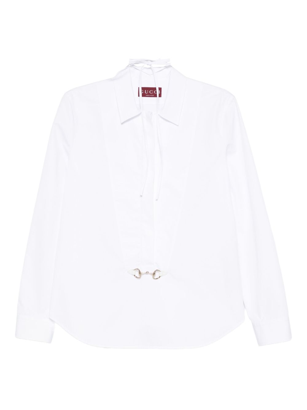 Gucci Women Horsebit Cotton Shirt GUCCI