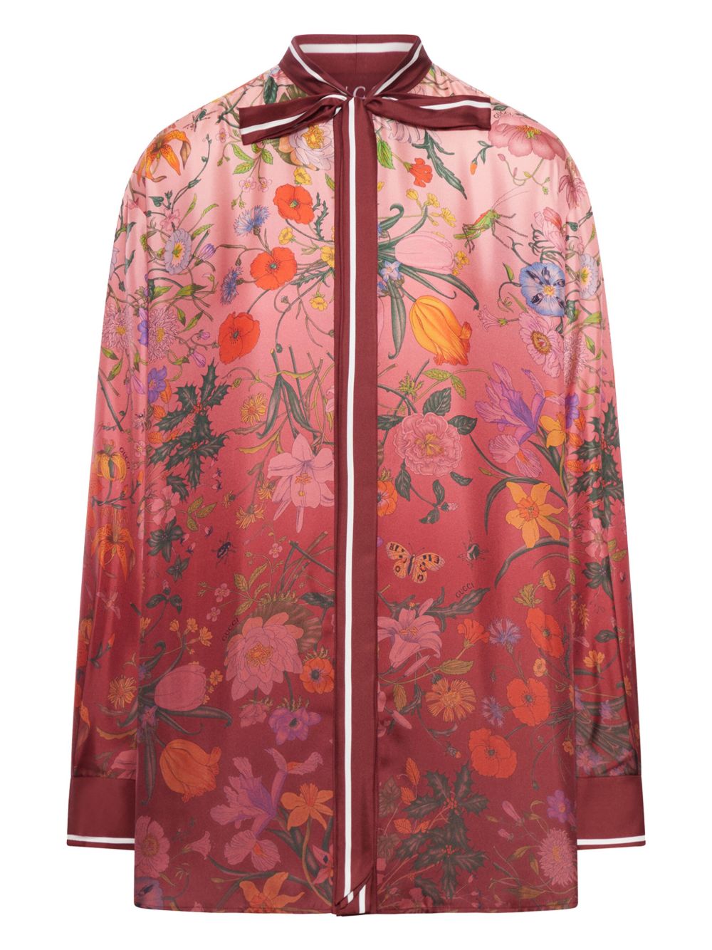 Gucci Women Printed Silk Shirt GUCCI