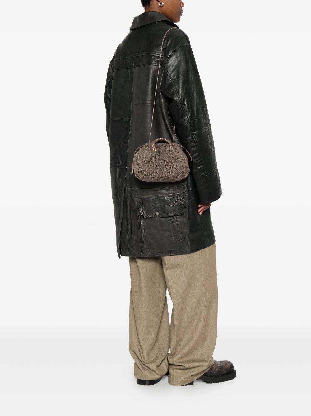 Hereu Women Arta Mini Shearling Tote HEREU