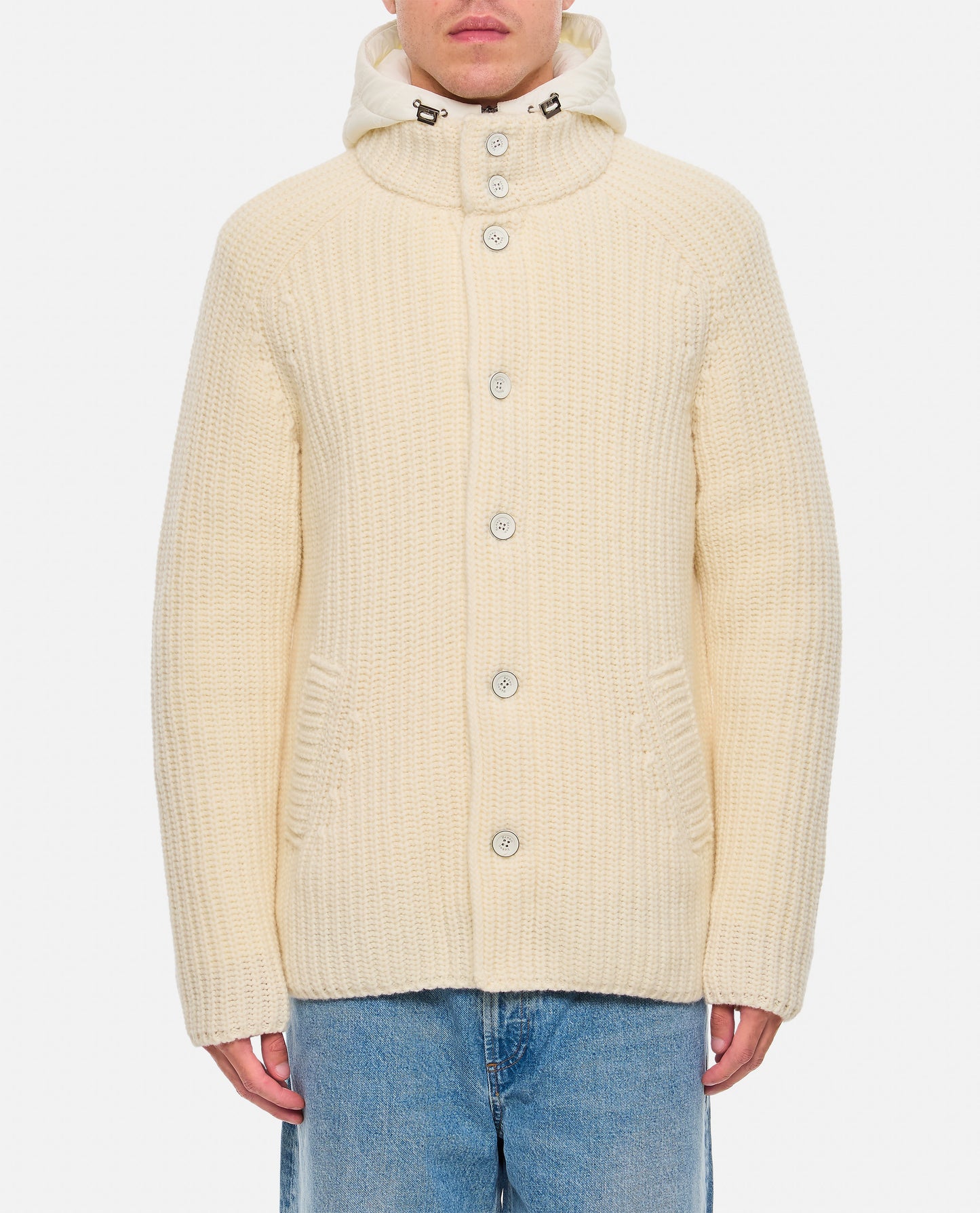 Herno Men Knitted Bomber Jacket HERNO