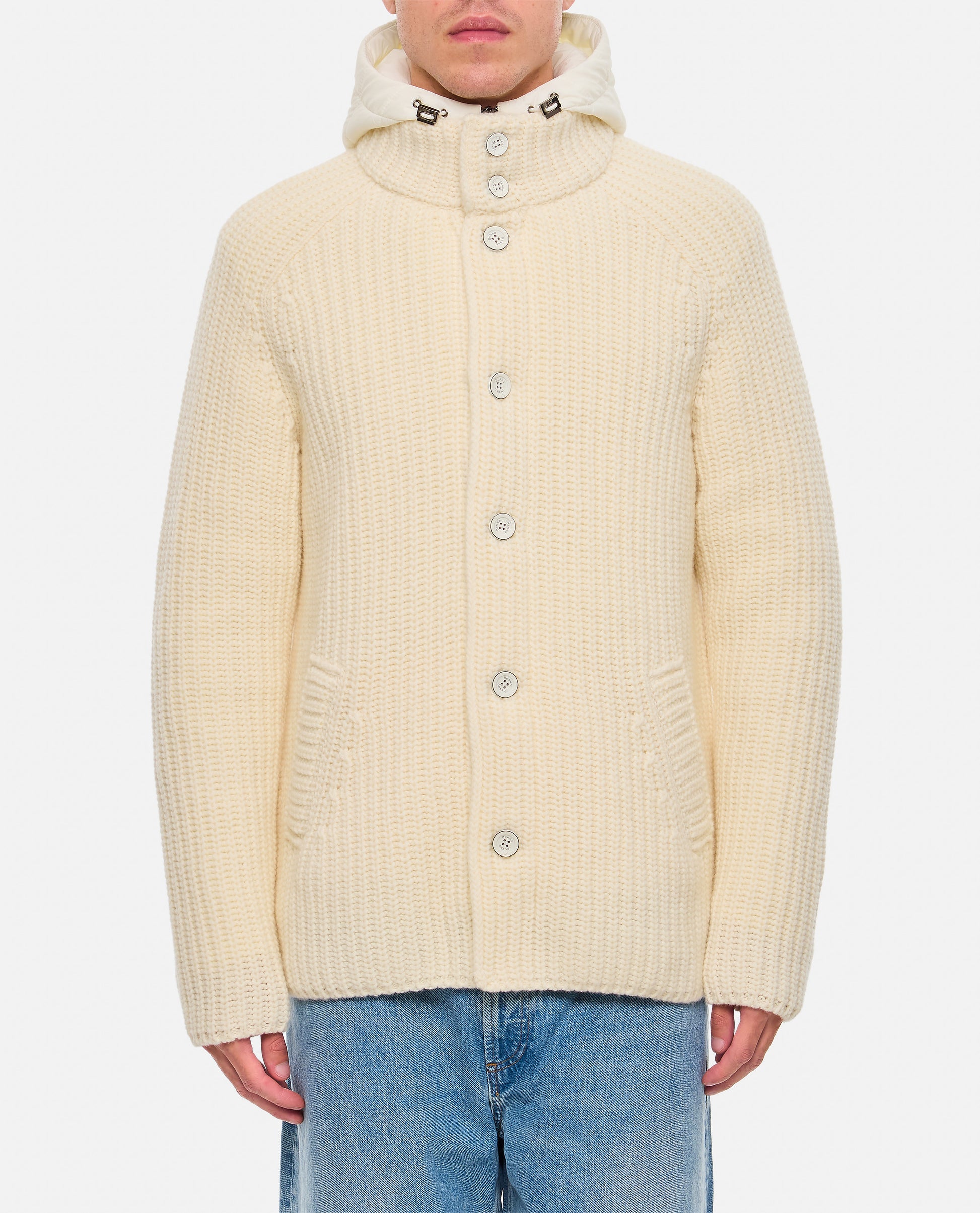 Herno Men Knitted Bomber Jacket HERNO
