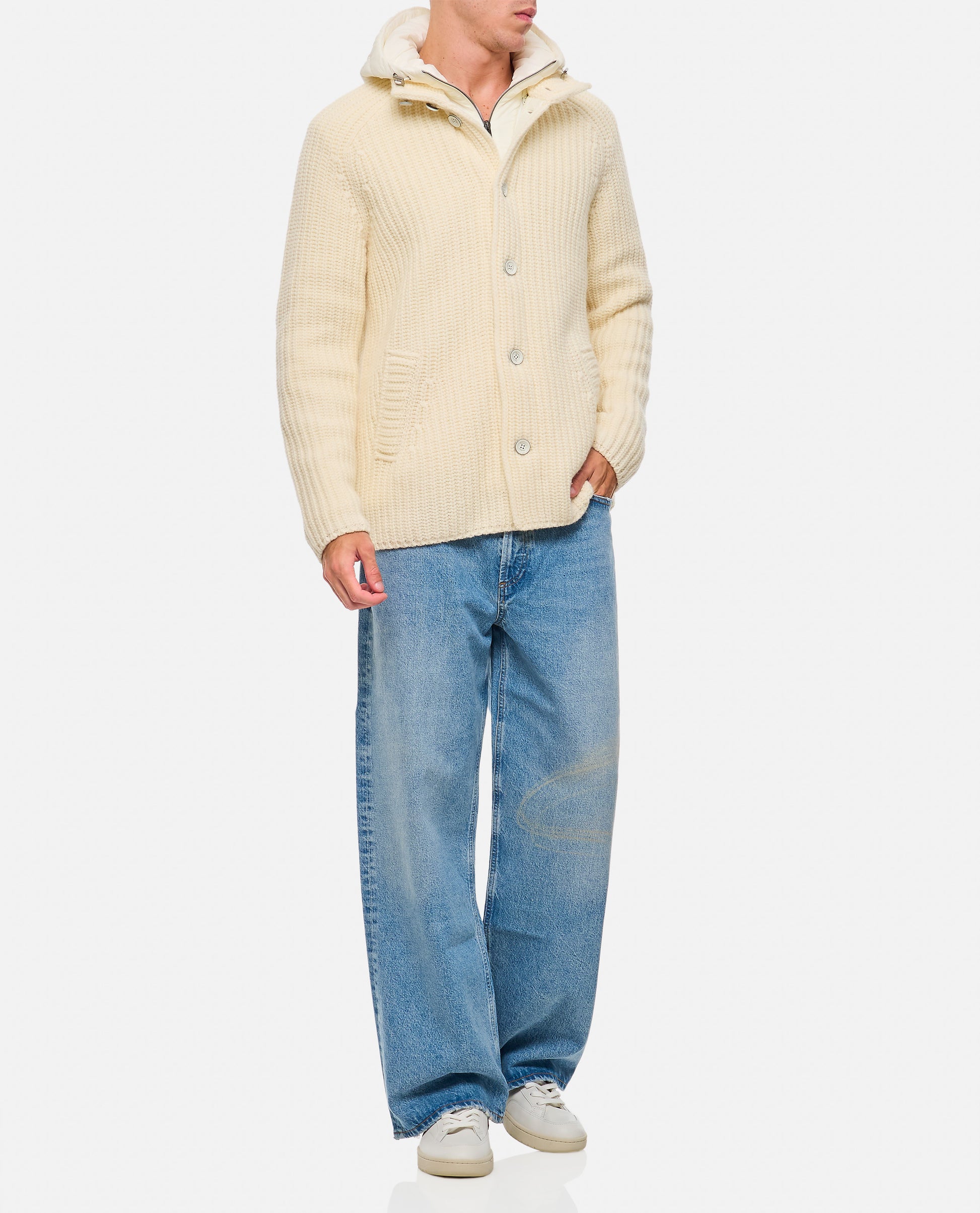 Herno Men Knitted Bomber Jacket HERNO