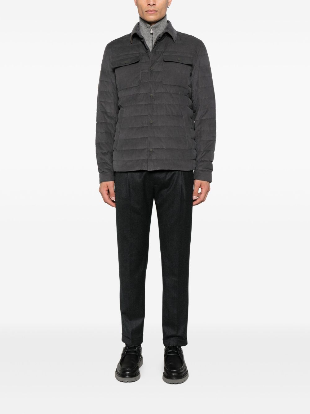 Herno Men Quilted Down Jacket HERNO