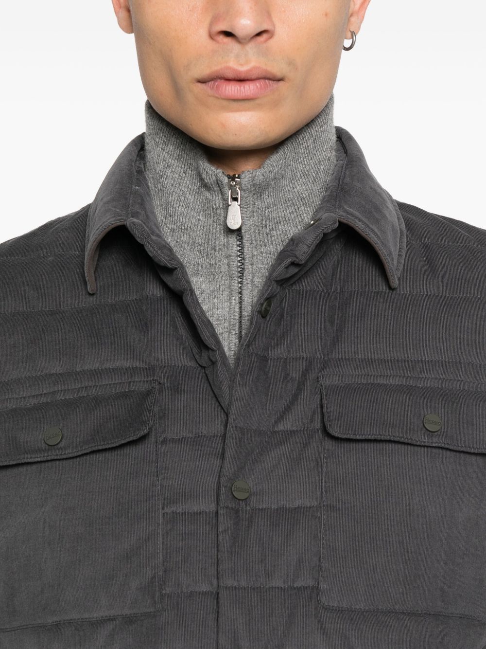 Herno Men Quilted Down Jacket HERNO