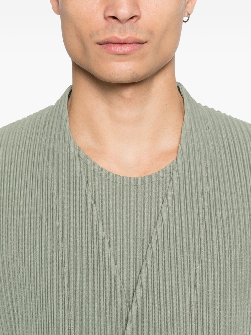 Homme Plisse' Issey Miyake Men Pleated Single-Breasted Jacket HOMME PLISSE ISSEY MIYAKE