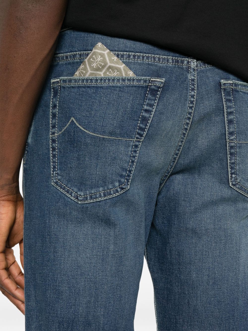 Jacob Cohen Men Slim Cropped Denim Jeans JACOB COHEN