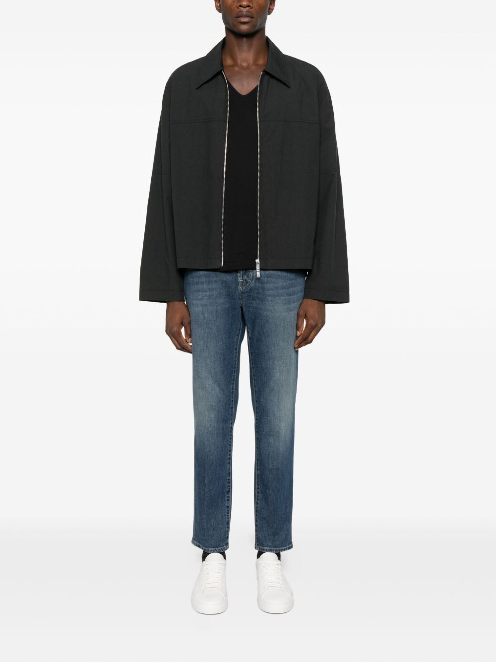 Jacob Cohen Men Slim Cropped Denim Jeans JACOB COHEN