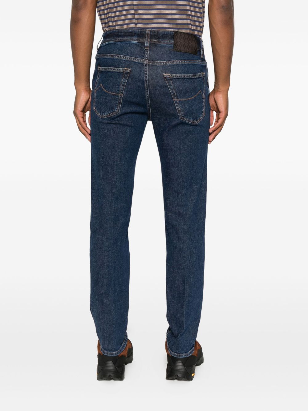Jacob Cohen Men Slim Fit Cropped Denim Jeans JACOB COHEN