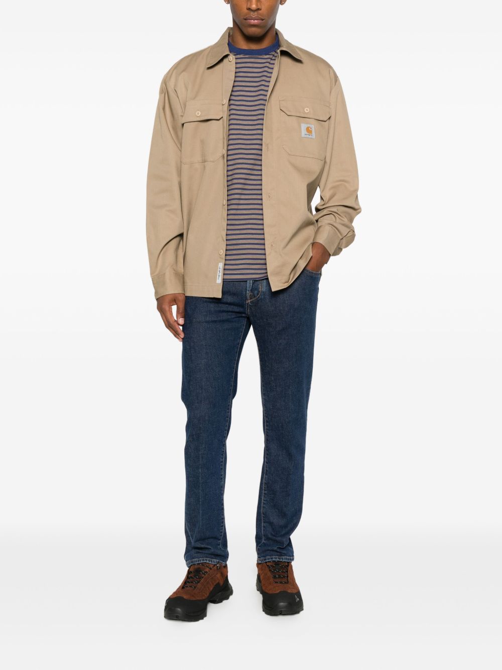 Jacob Cohen Men Slim Fit Cropped Denim Jeans JACOB COHEN