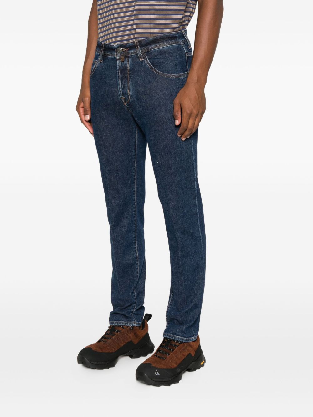 Jacob Cohen Men Slim Fit Cropped Denim Jeans JACOB COHEN