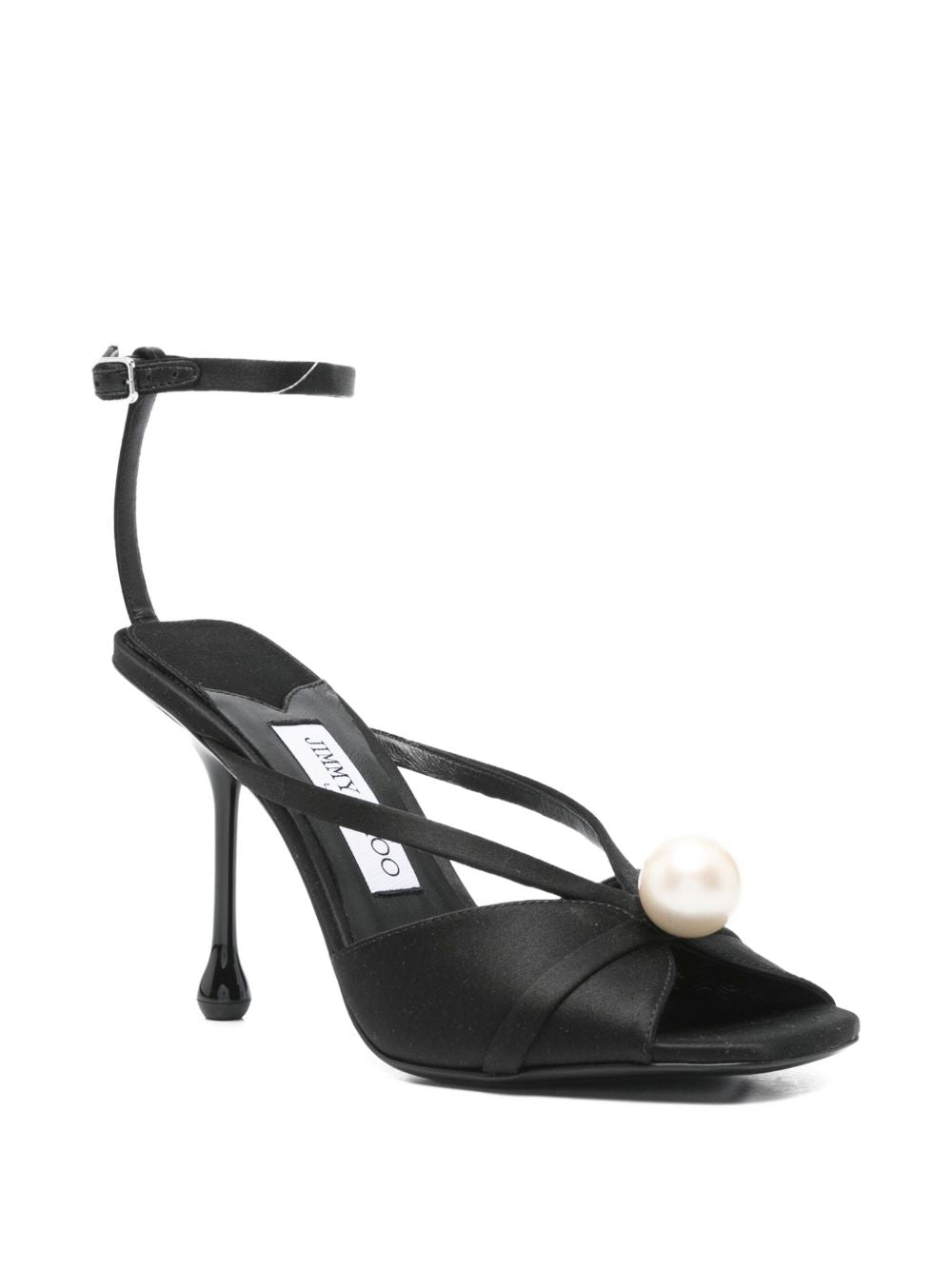 Jimmy Choo Women Siva 95 Satin Sandals JIMMY CHOO