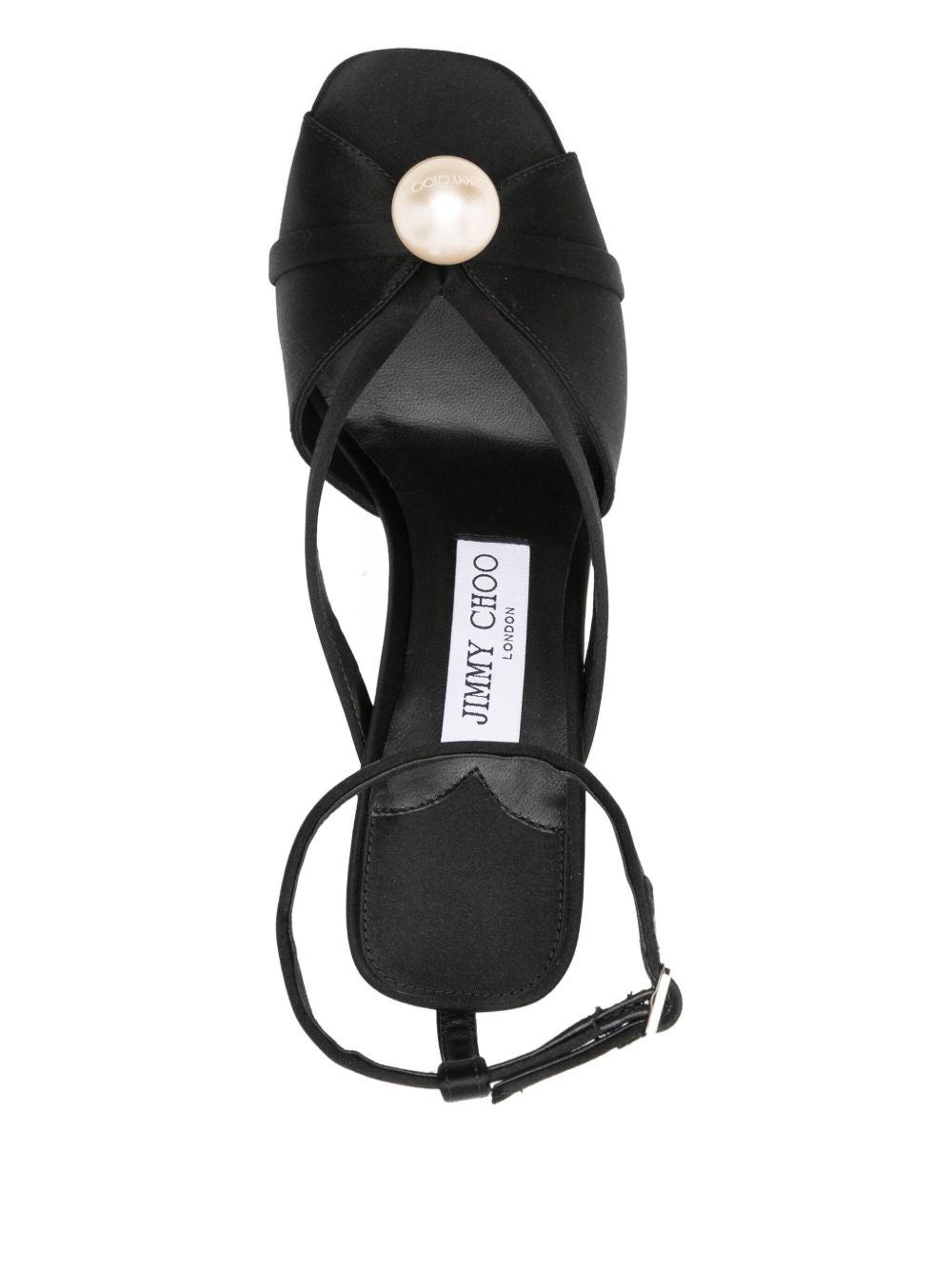 Jimmy Choo Women Siva 95 Satin Sandals JIMMY CHOO