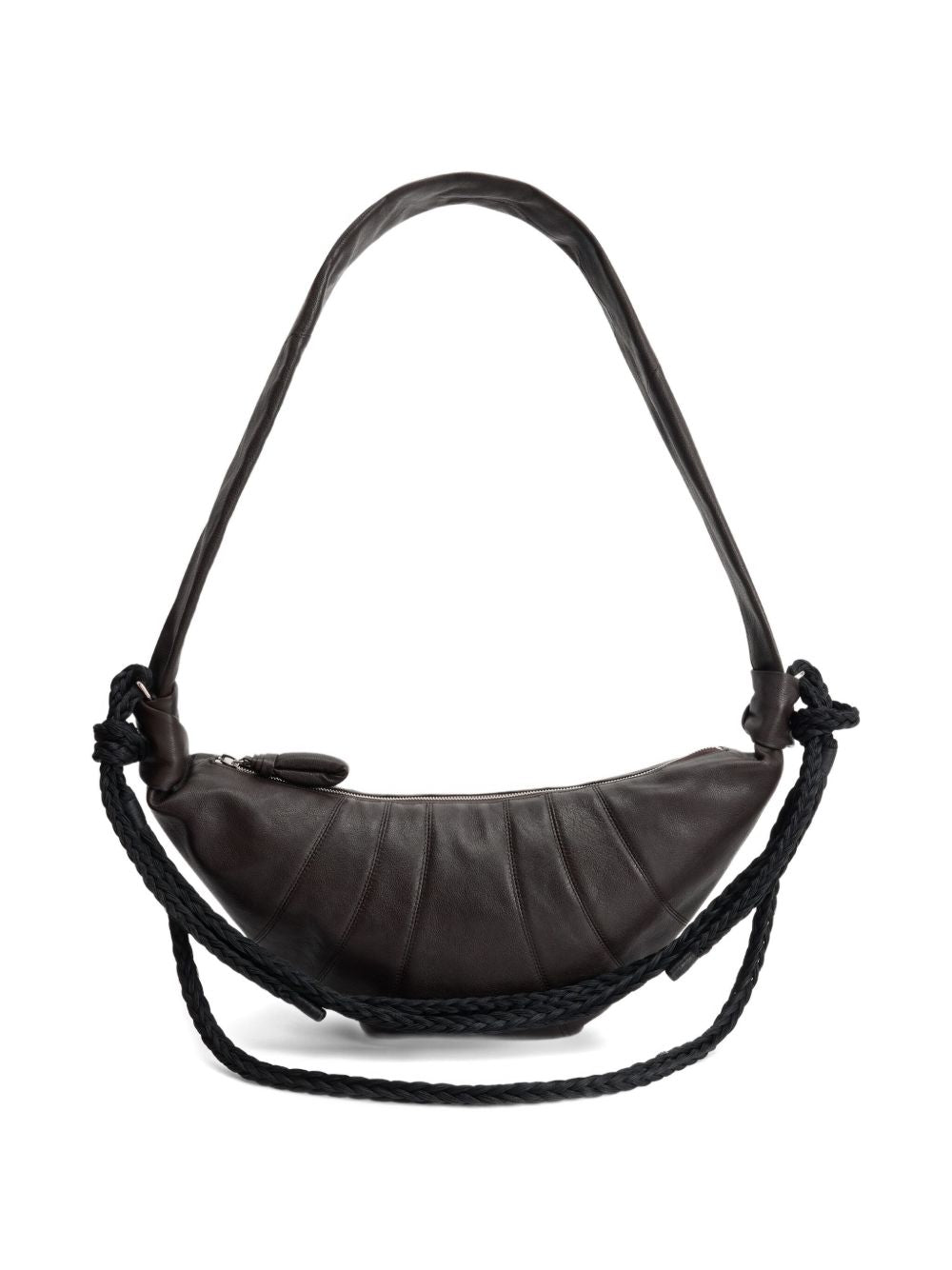 Lemaire Women Braid Croissant Medium Leather Shoulder Bag