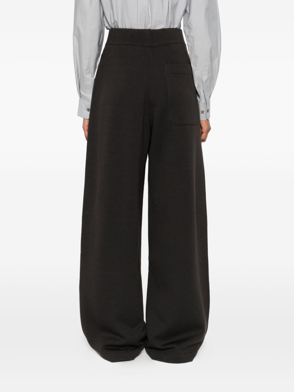 Lemaire Women Wool And Cotton Wide-Leg Trousers LEMAIRE