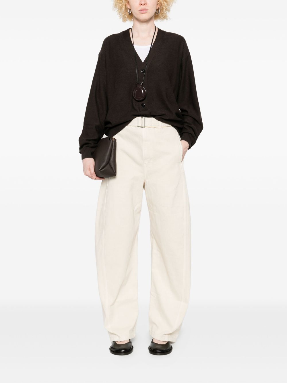 Lemaire Women Twisted Denim Cotton Jeans LEMAIRE
