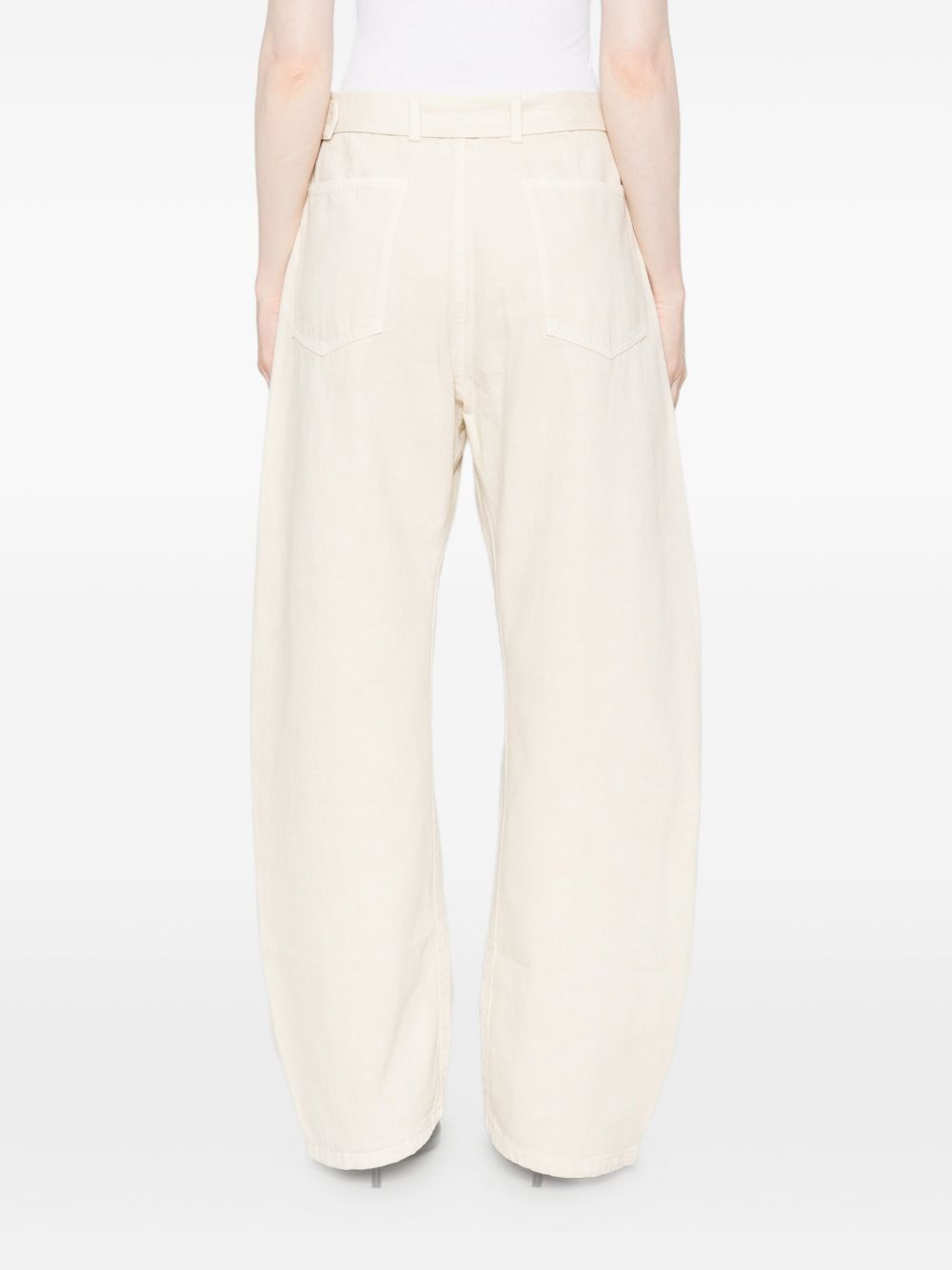 Lemaire Women Twisted Denim Cotton Jeans LEMAIRE